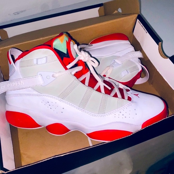 Jordan 6 Rings White/Black-Light Silver - Picture 1 of 3